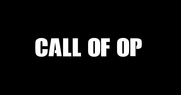 Call of Ops Duty Font - FontMagic